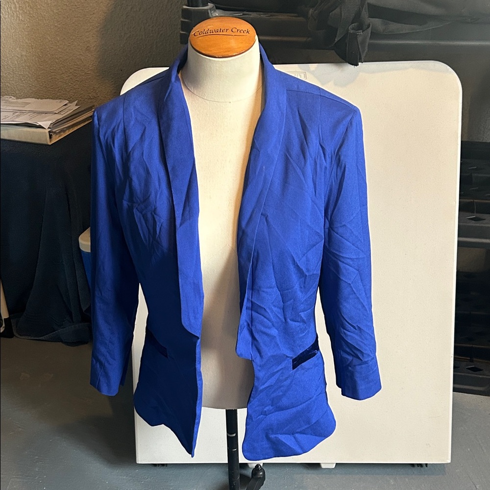 Source Unknown Royal Blue Women's Blazer